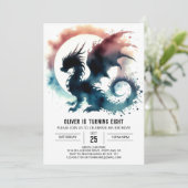 Dreamy Dragon Birthday DIY Kaart (Staand voorkant)