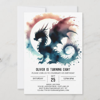 Dreamy Dragon Birthday DIY Kaart