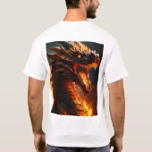 Dreamy Dragon Waterverf T-shirt (Achterkant)