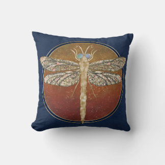 Dreamy Dragonfly “Messenger of Gilded Night” Kussen