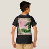 Dreamy Dragons: Laat je fantasie los op doek T-shirt (Achterkant volledig)