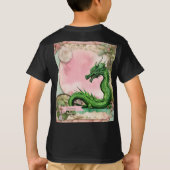 Dreamy Dragons: Laat je fantasie los op doek T-shirt (Achterkant)