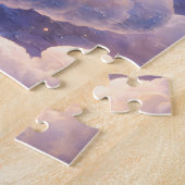 Dreamy elephant and midnight moon 252 piece jigsaw legpuzzel (Zijkant)