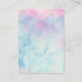 Dreamy Enchanted Butterfly Books voor Baby Informatiekaartje (Achterkant)