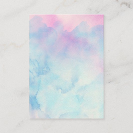 Dreamy Enchanted Butterfly Books voor Baby Informatiekaartje (Achterkant)