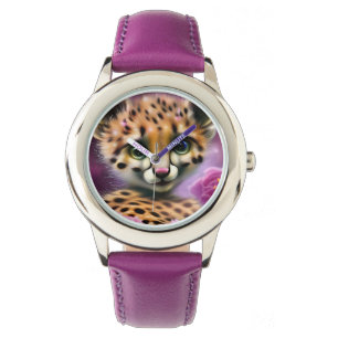 Dreamy Eyed Baby Cheetah Horloge