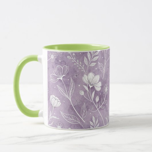 Dreamy Floral Combo Mug with Soft Base Mok (Links)