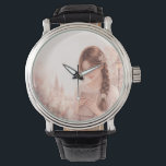 Dreamy Floral Girl Aesthetic Wrist Watch – Cute Horloge<br><div class="desc">A stylish wrist watch featuring a dreamy floral illustration with soft pastel colors and delicate flowers. This beautiful aesthetic design adds a charming and artistic touch to your everyday style. Perfect for daily wear, school, or casual outfits, this watch combines functionality with elegant artwork. The romantic floral theme makes it...</div>