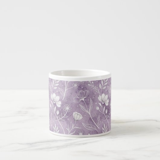 Dreamy Floral Specialty Mug – Art with a Twist Espresso Kop (Voorkant)