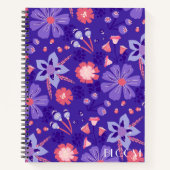 Dreamy Florals Lined Journal - Werk, Studie, Ideeë Notitieboek (Voorkant)