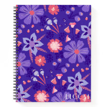 Dreamy Florals Lined Journal - Werk, Studie, Ideeë