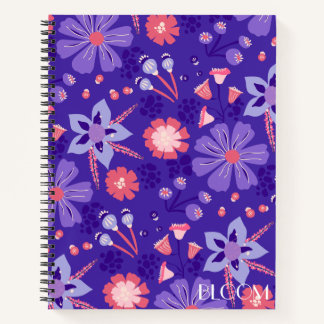 Dreamy Florals Lined Journal - Werk, Studie, Ideeë Notitieboek