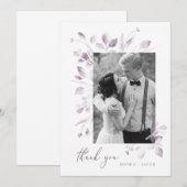 Dreamy Foliage bedankkaart (Voorkant / Achterkant)