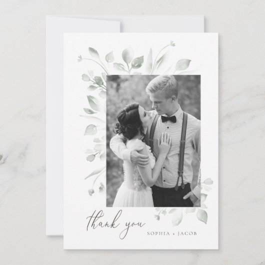 Dreamy Foliage bedankkaart (Voorkant)