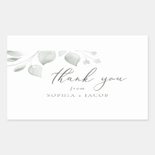 Dreamy Foliage dank u Rechthoekige Sticker