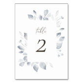 Dreamy Foliage Tafelnummer (Voorkant)