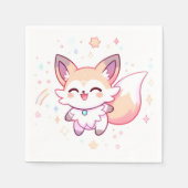 Dreamy Fox Baby shower Servet (Voorkant)