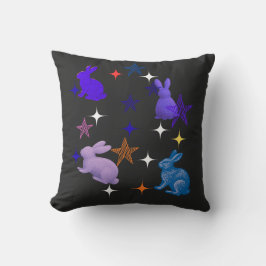 Dreamy Galaxy Bunnies Kussen