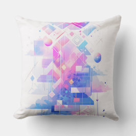 Dreamy Geometric Skyscape Kussen