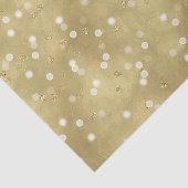 Dreamy Gold Bokeh Confetti Tissuepapier (Detail)