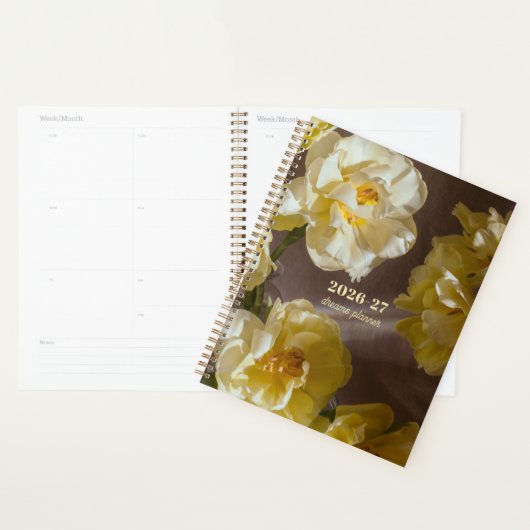Dreamy golden tulips planner (Display)