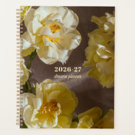 Dreamy golden tulips planner
