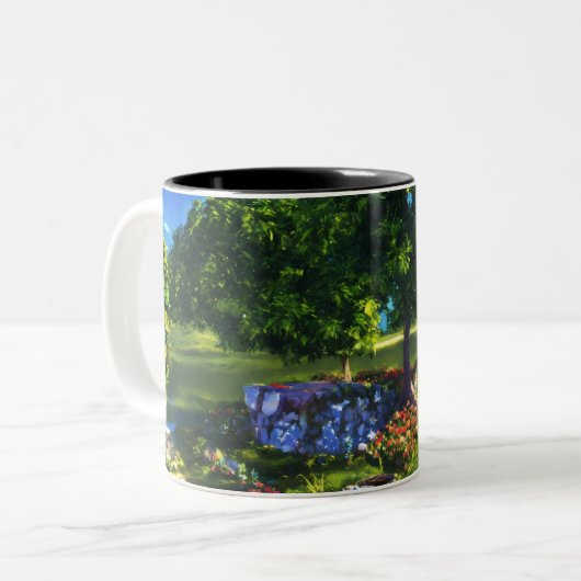 Dreamy Greenery Mok (Voorkant links)