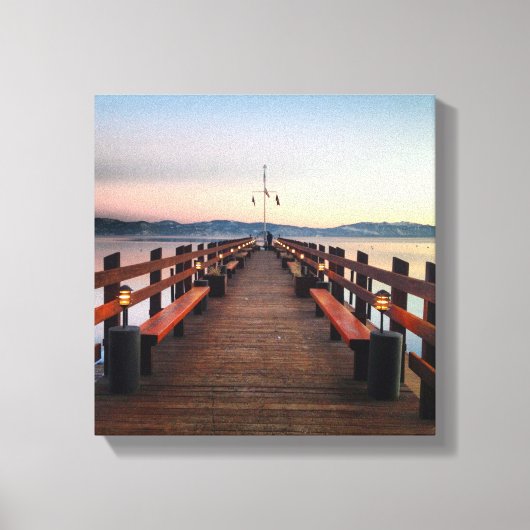 Dreamy Lake Tahoe Canvas Print (Voorkant)
