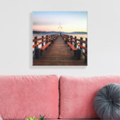 Dreamy Lake Tahoe Canvas Print (Insitu (Woonkamer))