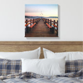 Dreamy Lake Tahoe Canvas Print (Insitu (Slaapkamer))