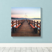 Dreamy Lake Tahoe Canvas Print (Insitu (Houten vloer))