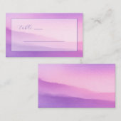 Dreamy Lavender Watercolor Plaatskaartje (Voorkant / Achterkant)
