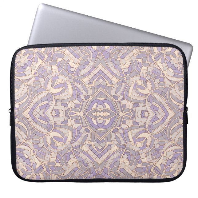 dreamy lilac laptop sleeve (Voorkant)