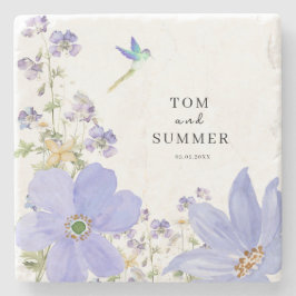 Dreamy Lilac Wedding Stenen Onderzetter