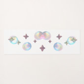 Dreamy little bear, bubbles, and stars- yoga mat (Achterkant (horizontaal))