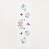 Dreamy little bear, bubbles, and stars- yoga mat (Achterkant)