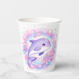 Dreamy Little Dolphin Baby shower Papieren Bekers
