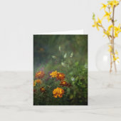 Dreamy marigold fine art photo kaart (Gele Bloem)