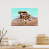 DREAMY MERMAID by SHARON SHARPE Poster (Keuken)