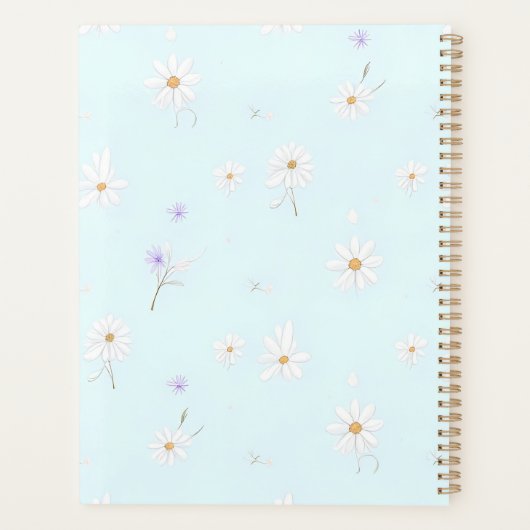 Dreamy Mint Meadow Planner (Achterkant)