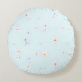 Dreamy Mint Meadow Rond Kussen