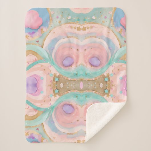 Dreamy Mist Sherpa BlanketDreamy Mist Sherpa Blank Sherpa Deken (Voorkant)