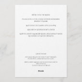 Dreamy Moon Baby Shower Invitation - Sleeping Baby Kaart (Achterkant)