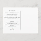 Dreamy Moon Baby Shower Invitation - Sleeping Baby Uitnodiging Briefkaart (Achterkant)