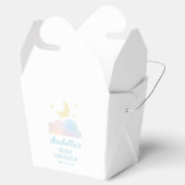 Dreamy Moon en Stars Cloud Nine Baby shower Bedankdoosjes (Geopend)