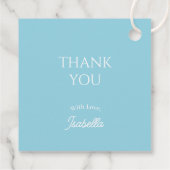 Dreamy Moon en Stars Cloud Nine Baby shower Bedankjes Labels (Achterkant)