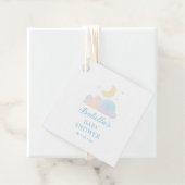 Dreamy Moon en Stars Cloud Nine Baby shower Bedankjes Labels (In situ)