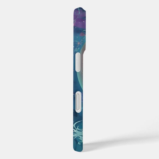 Dreamy Moon Girl iPhone Case Design | Cute Baby Mo (Achterkant / Rechts)