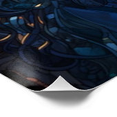 Dreamy Moonlit Canal – Glossy Art Poster (Hoek)