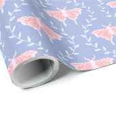 Dreamy Moth & Vine - grillige Natuur Cadeaupapier (Rol Hoek)